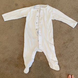 Magnolia Baby Blue & White Footies 12 mo